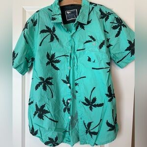 Mint Green Button-Down Shirt